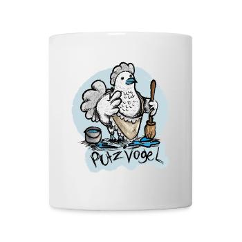 Mein Putzvogel - Tasse - Weiß - Vorne