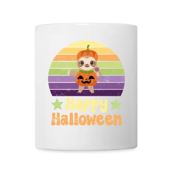 Paresseux d’Halloween - Mug blanc - blanc - Devant