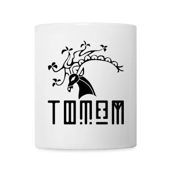 Black deer animal totem - Mug - white - Front