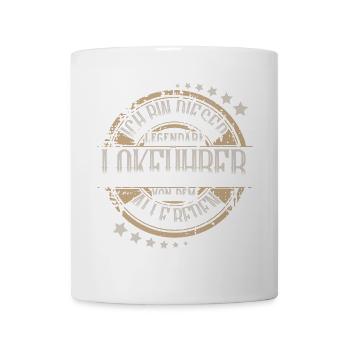 Lokführer - Tasse - Weiß - Vorne