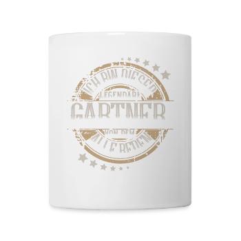 Gärtner - Tasse - Weiß - Vorne