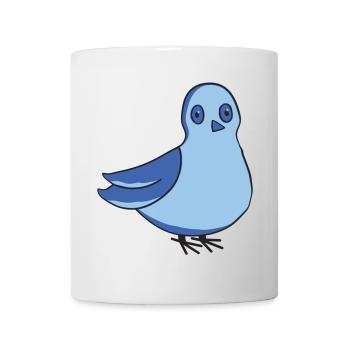 Taube - Tasse - Weiß - Vorne