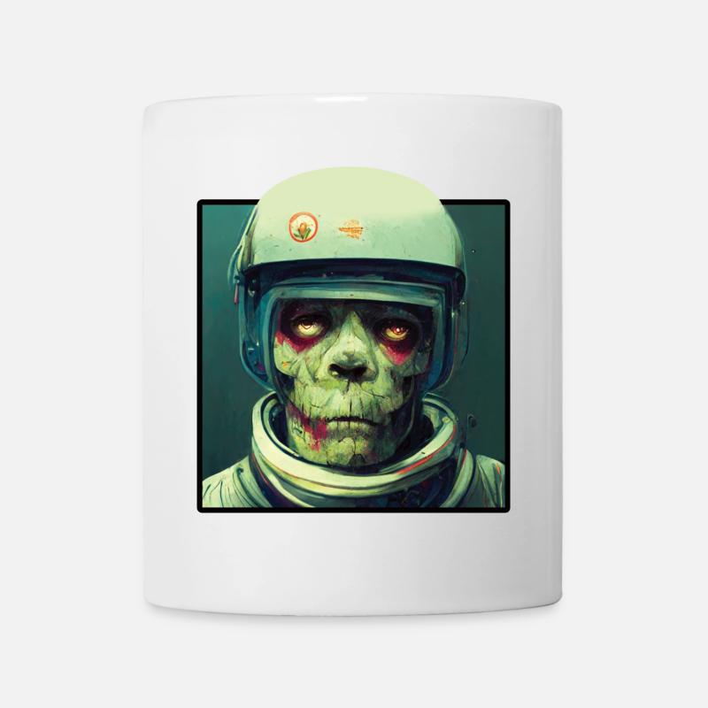 Zombie Astronaut - Tasse - Weiß
