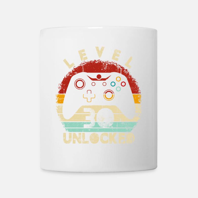 Level Unlocked Controller Retro - Mug - white