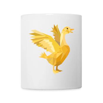 Une poule aux œufs d’or, un symbole riche - Mug blanc - blanc - Devant