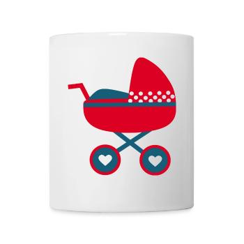 Geburt Baby 2025 Geschenk Geschenkidee - Tasse - Weiß - Vorne