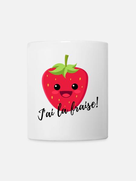 j' ai la fraise ! - Mug blanc - blanc