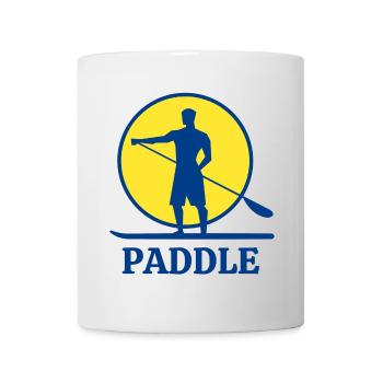 Paddel, Paddelventilator, Aufstehen - Tasse - Weiß - Vorne