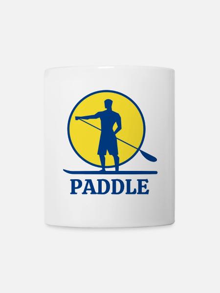 paddle, fan de paddle, stand up - Mug blanc - blanc