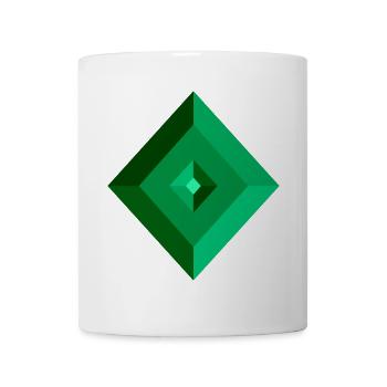 Geometric shape 3D - Mug - white - Front