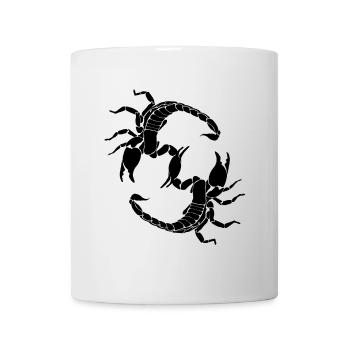 Black Scorpio - Letter S - Mug - white - Front