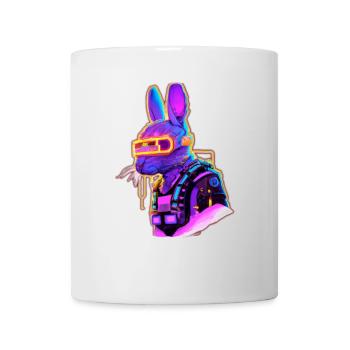 Cyber Rabbit - Tasse - Weiß - Vorne