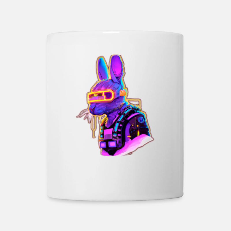 Cyber Rabbit - Tasse - Weiß