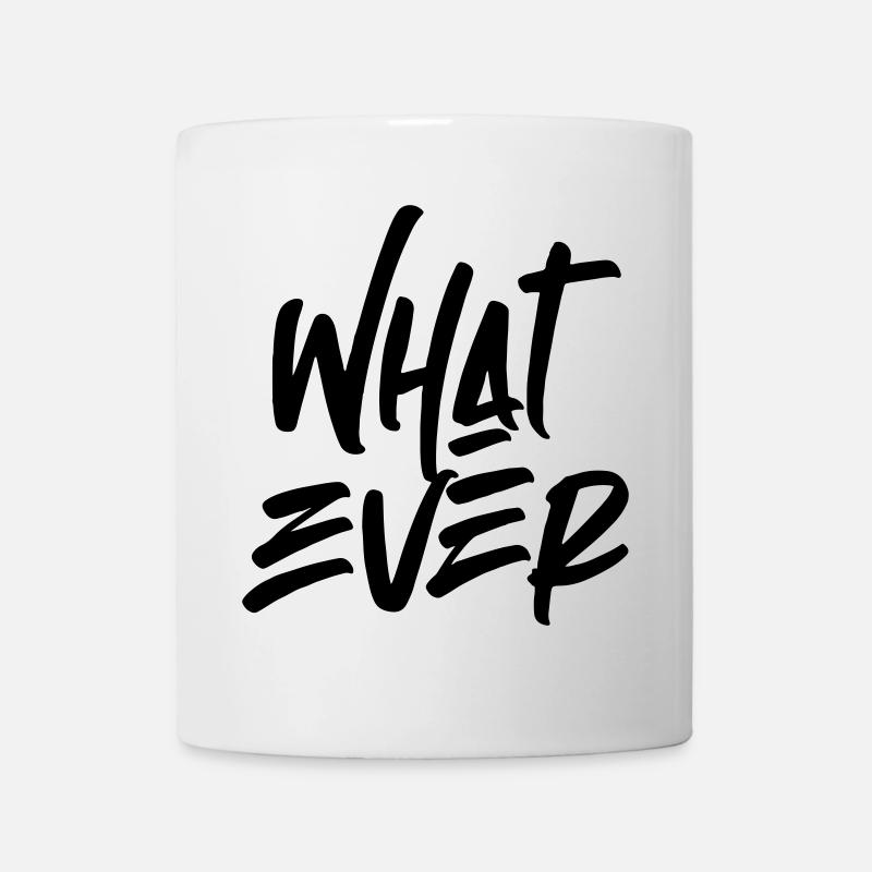 Quoi que - Mug blanc - blanc