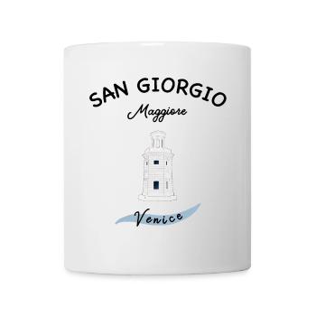 Phare de Venise, Île Majeure de San Giorgio - Mug blanc - blanc - Devant