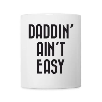 Papa n’est pas facile - Mug blanc - blanc - Devant
