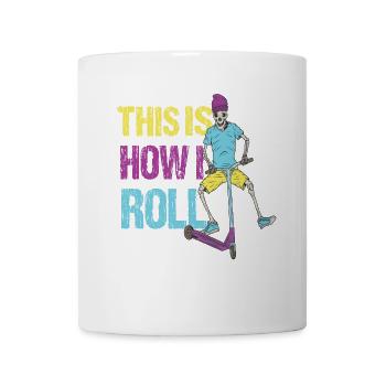 scooter stunt - Tasse - Weiß - Vorne