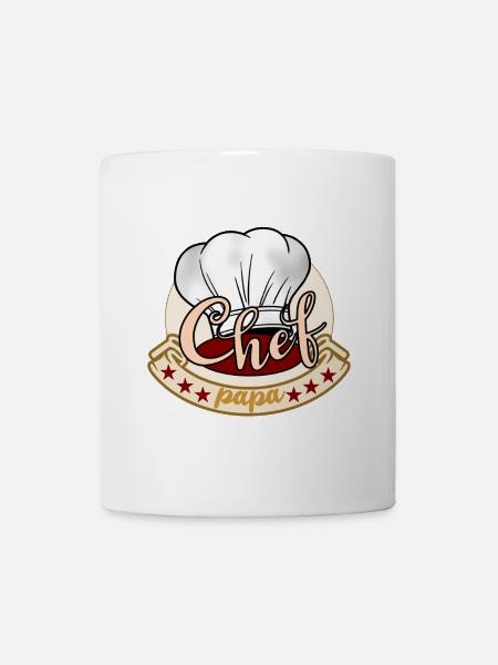 Chef cuisinier papa - Mug blanc - blanc