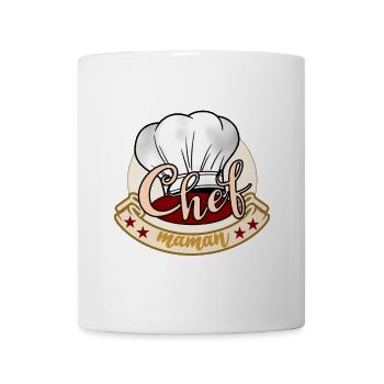 Köchin Mama - Tasse - Weiß - Vorne