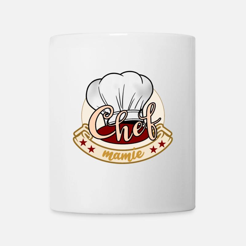 Chef cuisinier mamie - Mug blanc - blanc