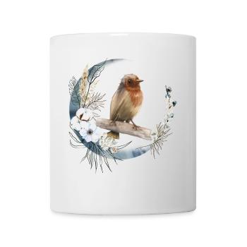 Robin Bird Friend Gift - Mug - white - Front