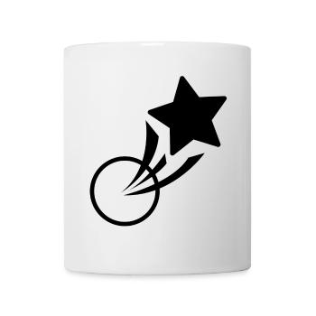 star, shooting star, comet, celestial body - Mug - white - Front