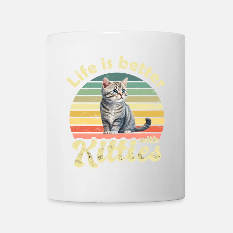 Katze Katzen - Kop/krus - hvid