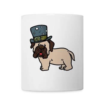 Idée cadeau Dog Owner Pug Hat Mister Sir - Mug blanc - blanc - Devant