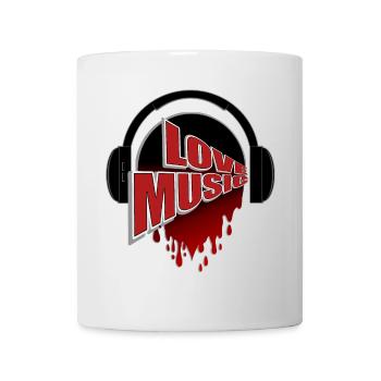 Love Music Headphones Passion - Mug - white - Front