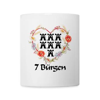 Frauen und Männer Designs für Siebenbürger schwarz - Tasse - Weiß - Vorne