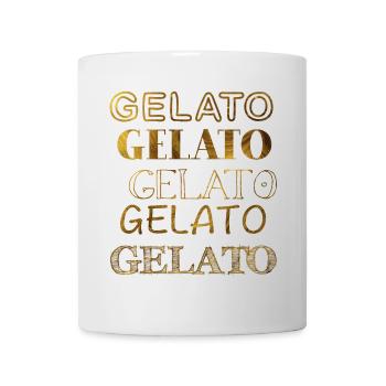 Gelato in gold - Tasse - Weiß - Vorne