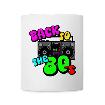 Fête des années 80 , Retour aux années 80 (25) - Mug blanc - blanc - Devant