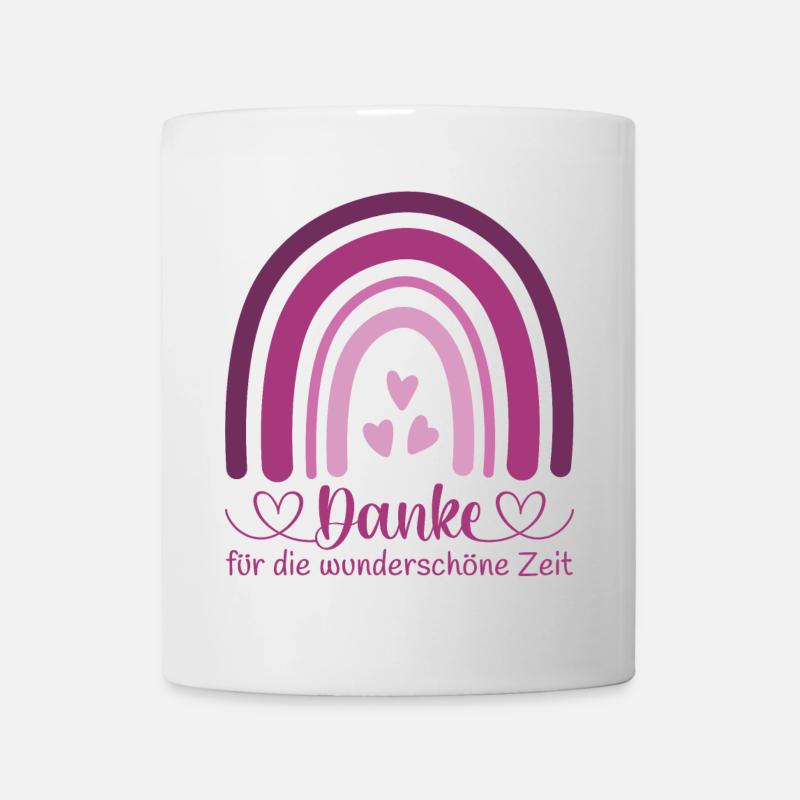 Danke für die wunderschöne Zeit - Tasse - Weiß