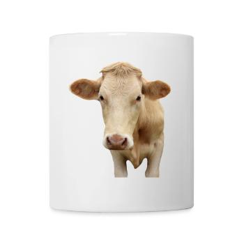 Personalized Cow T-Shirt Gift for Farmers - Mug - white - Front