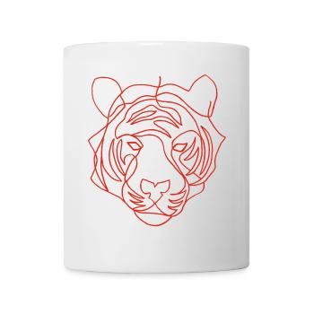 Sketch of the Red Tiger - Mug - white - Front