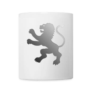Lion embossed Heraldic animal - Mug - white - Front