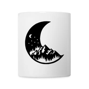 The moon and the black mountain - Mug - white - Front