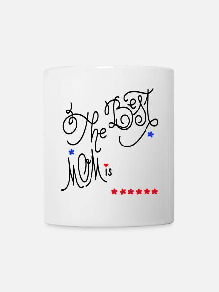 the best Mom, Muttertag - Tasse - Weiß