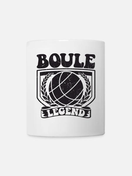 Joueur de pétanque Boule Boule pour Bouler Pétanque Boule - Mug blanc - blanc