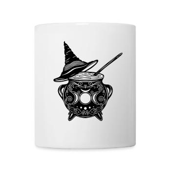 Hexenkessel Hexenhut Hexen Walpurgisnacht - Tasse - Weiß - Vorne