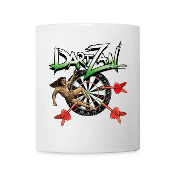 Héros des fléchettes de la jungle - Mug blanc - blanc - Devant