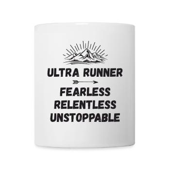 Ultra Runnner - Intrépide. Implacable. Imparable. - Mug blanc - blanc - Devant