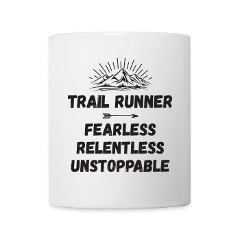 Trail Runner - Intrépide. Implacable. Imparable. - Mug blanc - blanc - Devant