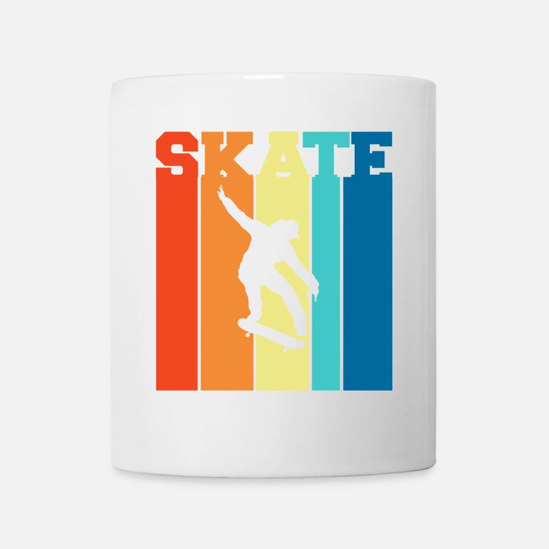 Skateboarden, Skateboarden, Skateboarden - Tasse - Weiß