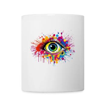 Colorful Artist Eye - Tasse - Weiß - Vorne