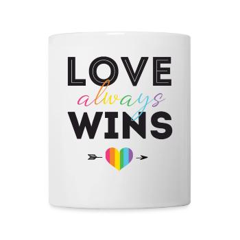 Pride Month LGBTQ - Love Always Wins - Mug - white - Front