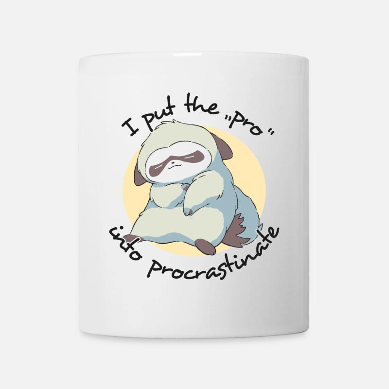 J’ai mis le Pro en paresseuse procrastination - Mug blanc - blanc