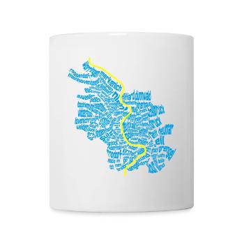 Köln - 86 Veedel  - Tasse - Weiß - Vorne