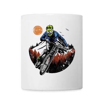 Cavalier de la crête de minuit - Mug blanc - blanc - Devant