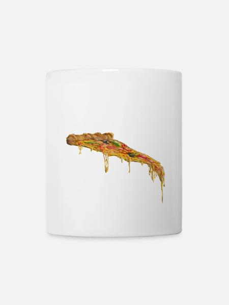 Käseglut Pizza Slice - Tasse - Weiß